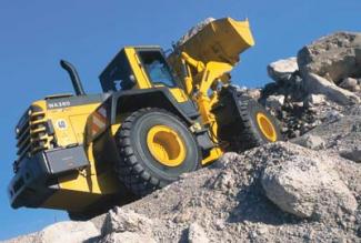 Wielladers Komatsu WA380-1