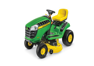 Zitmaaiers en Tuin tractoren John Deere E110