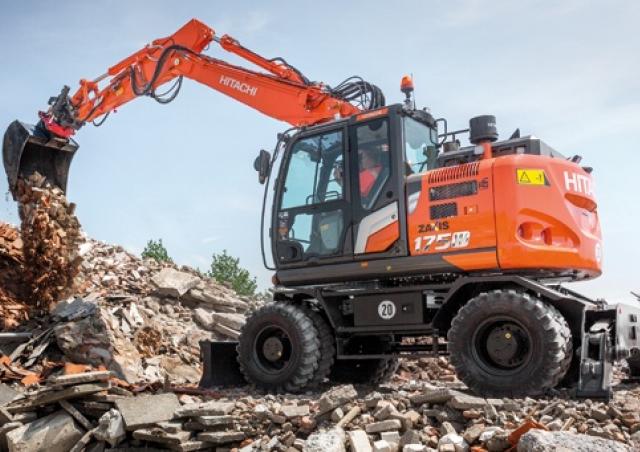※masakichi3です Compacte HITACHI ZX175W-7 2P voor Harthoorn Vlissingen - Pladdet