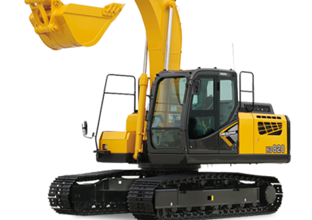 Kato 1/43 Scale HD 820 Super Exceed Die Cast Model Excavator. Complete with  original box and packaging.