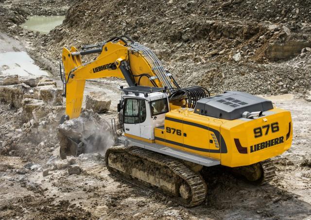 Liebherr R 976 specificaties & technische gegevens (2013-2016)