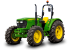 Tractoren met vierwielaandrijving John Deere 5075E