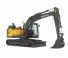 Rupsgraafmachines Volvo EC140ELM