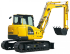Rupsgraafmachines Komatsu PC118MR-8