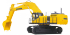 Rupsgraafmachines Komatsu PC1250SP-8