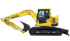 Rupsgraafmachines Komatsu PC138US-8