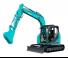 Rupsgraafmachines Kobelco SK 75 SR 3