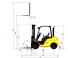 Hyundai 25D-9E Dimensions and Size