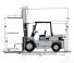 Caterpillar DP45K Dimensions and Size