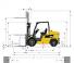 Caterpillar DP45N Dimensions and Size