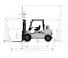 Caterpillar DP50K Dimensions and Size