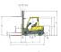 Hyster H2.5FT Dimensions and Size