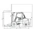 Linde H 50 D Dimensions and Size