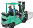 LPG-vorkheftrucks Mitsubishi FG35N