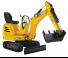 Mini-graafmachines JCB 8010 CTS