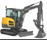 Mini-graafmachines Volvo ECR40D
