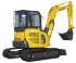 Mini-graafmachines Komatsu PC45MR-3