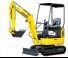 Mini-graafmachines Komatsu PC16R-3HS