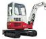 Mini-graafmachines Takeuchi TB 138 FR