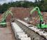 Graafmachines in overslaguitvoering Sennebogen 735M E