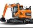 Rupsgraafmachines Doosan DX140LCR-7