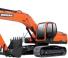 Rupsgraafmachines Doosan DX200A