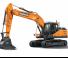 Rupsgraafmachines Doosan DX210-7