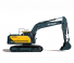 Rupsgraafmachines Hyundai HX210AL