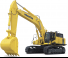 Rupsgraafmachines Komatsu PC650LC-11