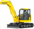 Rupsgraafmachines Komatsu PC88MR-11E0