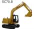 Rupsgraafmachines Lishide SC70.8