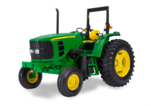 Tractoren met vierwielaandrijving John Deere 6100 D