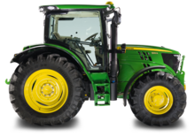 Tractoren met vierwielaandrijving John Deere 6115 R