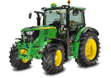 Tractoren met vierwielaandrijving John Deere 6125 R