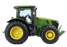 Tractoren met vierwielaandrijving John Deere 7260 R