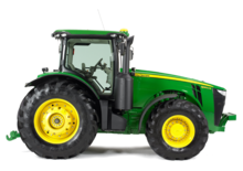 Tractoren met vierwielaandrijving John Deere 8345 R