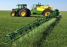 Getrokken veldspuiten John Deere R 962 i