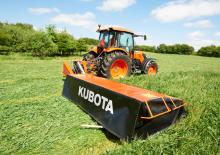 Achtermaaier - Schijf zonder kneuzer Kubota DM2024