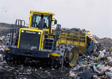 Afvalpersen Komatsu WF550T-3