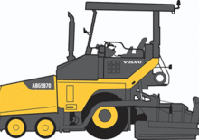 Verrijdbare asfalteermachine Volvo ABG5870