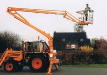 Op aanhangwagen gemonteerde knikarmhoogwerkers Thomas Hoogwerkers 160 NC JIB