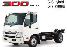 Bakwagen Hino 300 616 HYBRID 4x2