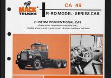 Bakwagen Mack RL457L CA49 1150 4x2
