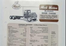 Bakwagen Mack RL491LS CA49 Cummins VB-210 6x2