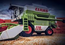 Combine maaidorsers Claas Commandor 228 CS