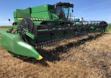 Combine maaidorsers maaibalk John Deere 645FD 