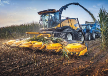 Combine maaidorsers maïskop New Holland 75SFI 10R S Disc Pro