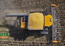 Combine maaidorsers maïskop Valtra PM510