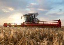 Combine maaidorsers Claas Trion 710