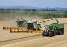 Combine maaidorsers Claas Lexion 750 Montana